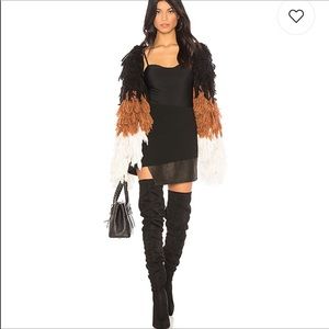 Chrissy Teigen x Revolve Shaggy Coat